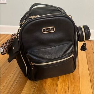 Itzy Ritzy Black Backpack Diaper Bag